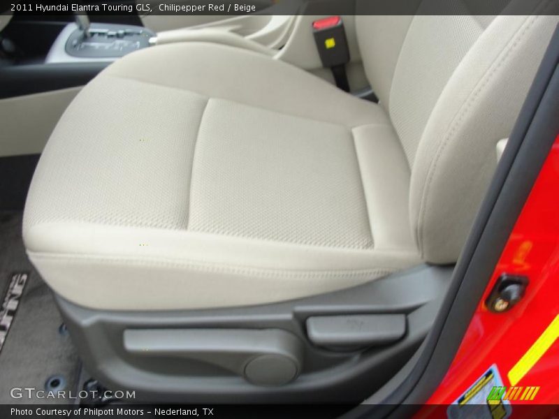 Chilipepper Red / Beige 2011 Hyundai Elantra Touring GLS