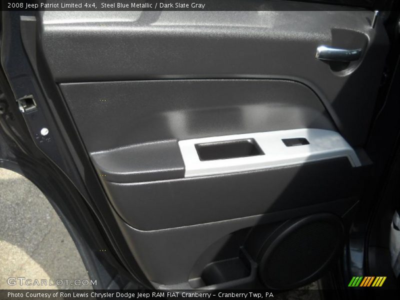 Steel Blue Metallic / Dark Slate Gray 2008 Jeep Patriot Limited 4x4