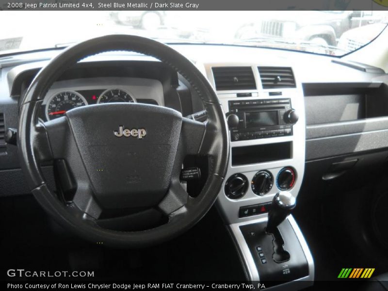 Steel Blue Metallic / Dark Slate Gray 2008 Jeep Patriot Limited 4x4