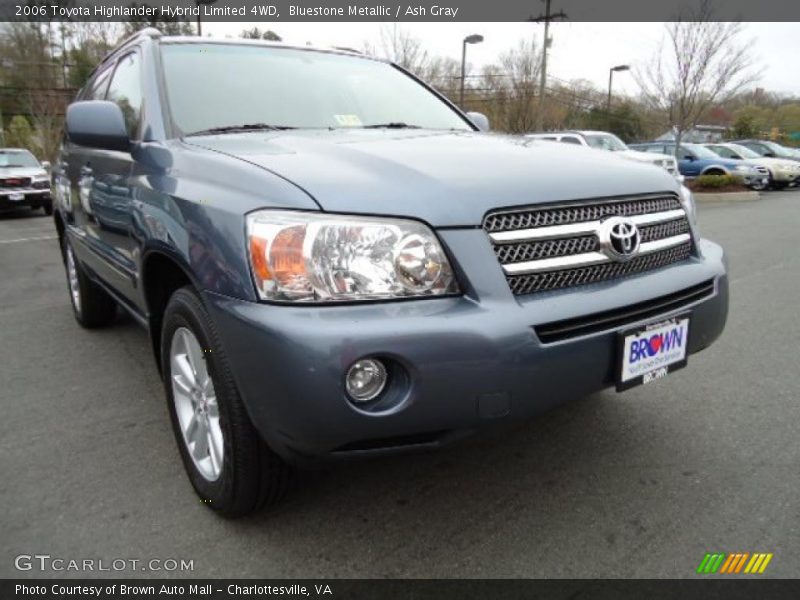 Bluestone Metallic / Ash Gray 2006 Toyota Highlander Hybrid Limited 4WD