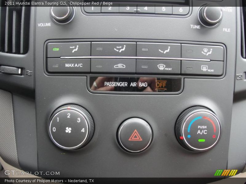 Chilipepper Red / Beige 2011 Hyundai Elantra Touring GLS