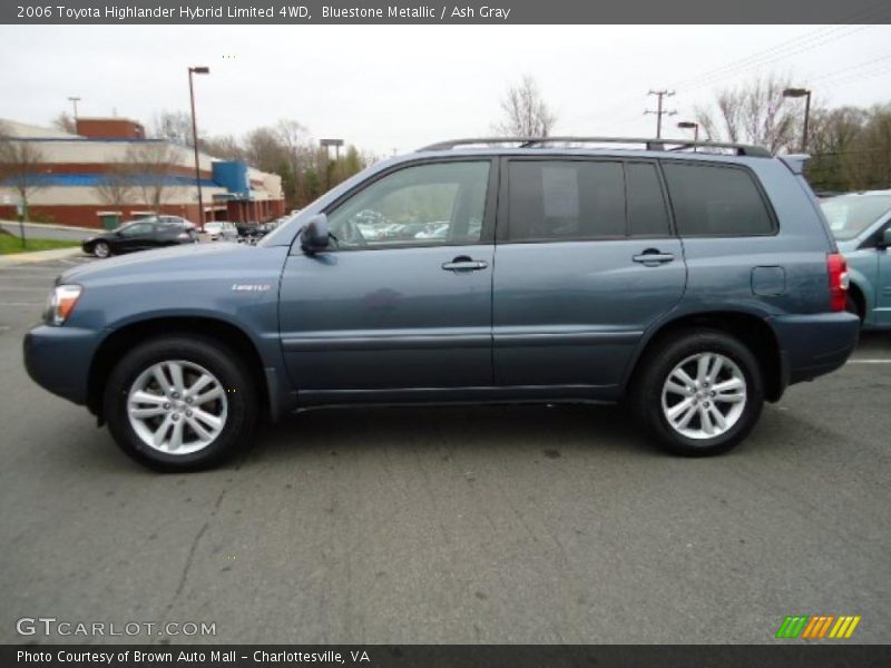 Bluestone Metallic / Ash Gray 2006 Toyota Highlander Hybrid Limited 4WD