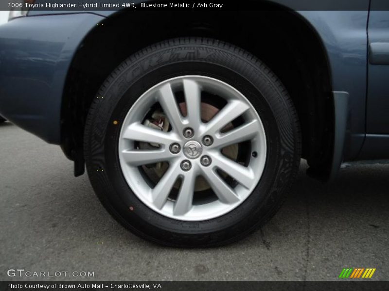 Bluestone Metallic / Ash Gray 2006 Toyota Highlander Hybrid Limited 4WD