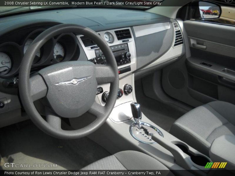 Modern Blue Pearl / Dark Slate Gray/Light Slate Gray 2008 Chrysler Sebring LX Convertible