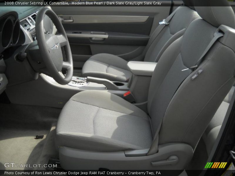 Modern Blue Pearl / Dark Slate Gray/Light Slate Gray 2008 Chrysler Sebring LX Convertible