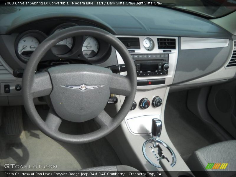 Modern Blue Pearl / Dark Slate Gray/Light Slate Gray 2008 Chrysler Sebring LX Convertible
