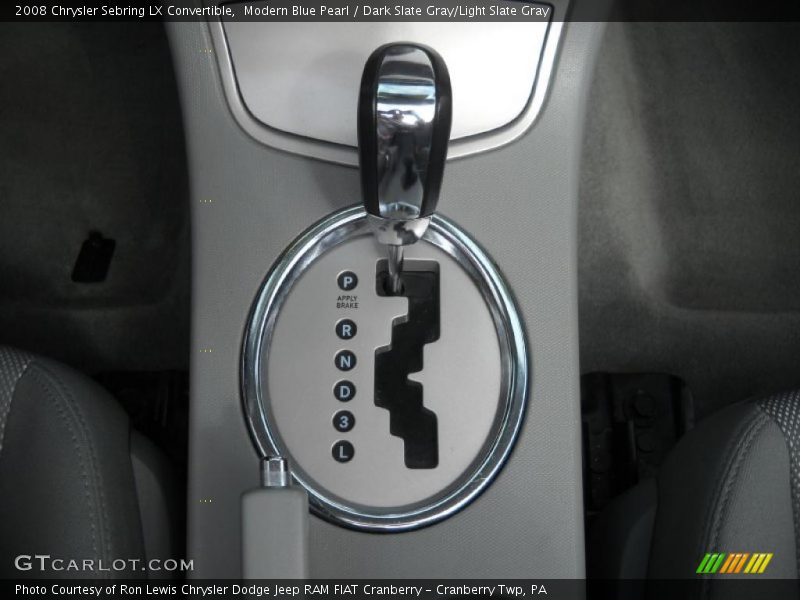 Modern Blue Pearl / Dark Slate Gray/Light Slate Gray 2008 Chrysler Sebring LX Convertible