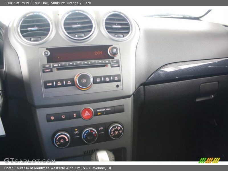Sunburst Orange / Black 2008 Saturn VUE Red Line