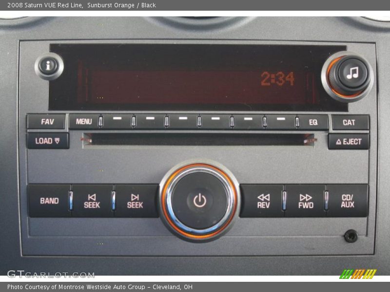 Sunburst Orange / Black 2008 Saturn VUE Red Line