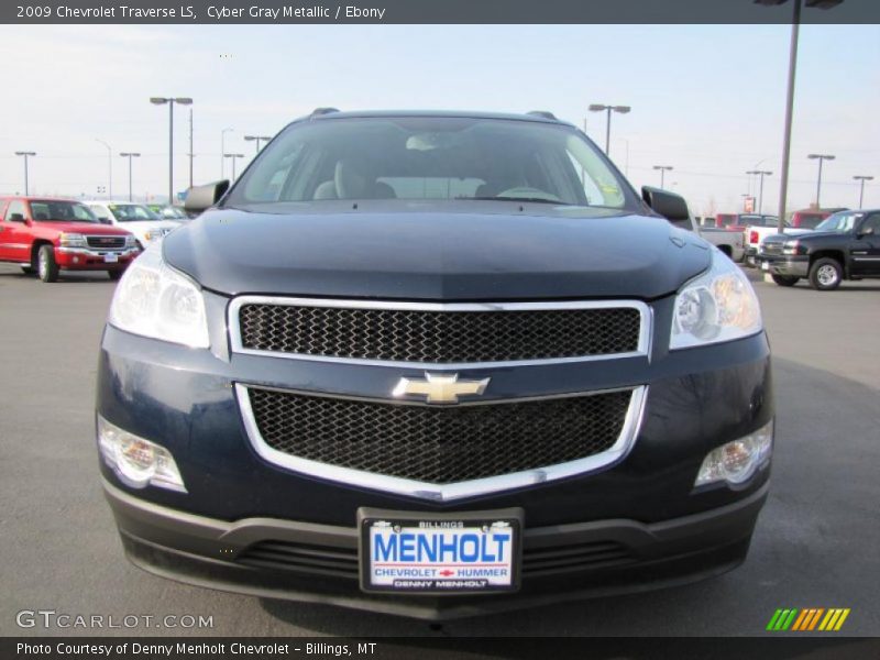 Cyber Gray Metallic / Ebony 2009 Chevrolet Traverse LS