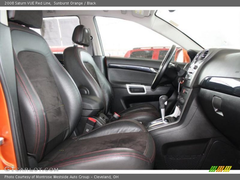 Sunburst Orange / Black 2008 Saturn VUE Red Line