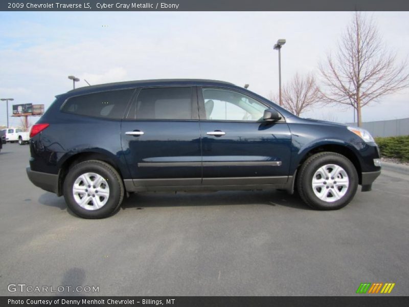 Cyber Gray Metallic / Ebony 2009 Chevrolet Traverse LS
