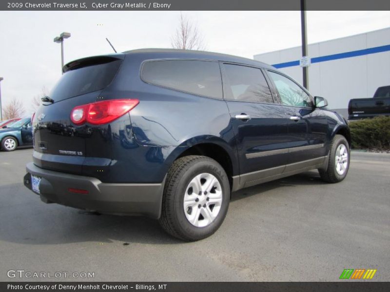 Cyber Gray Metallic / Ebony 2009 Chevrolet Traverse LS