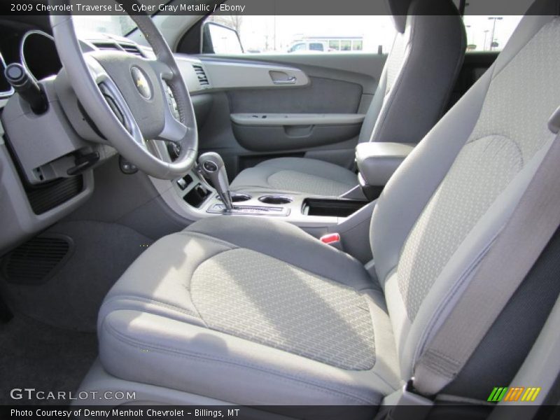 Cyber Gray Metallic / Ebony 2009 Chevrolet Traverse LS