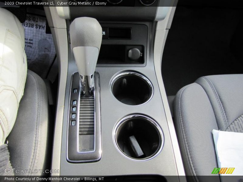 Cyber Gray Metallic / Ebony 2009 Chevrolet Traverse LS