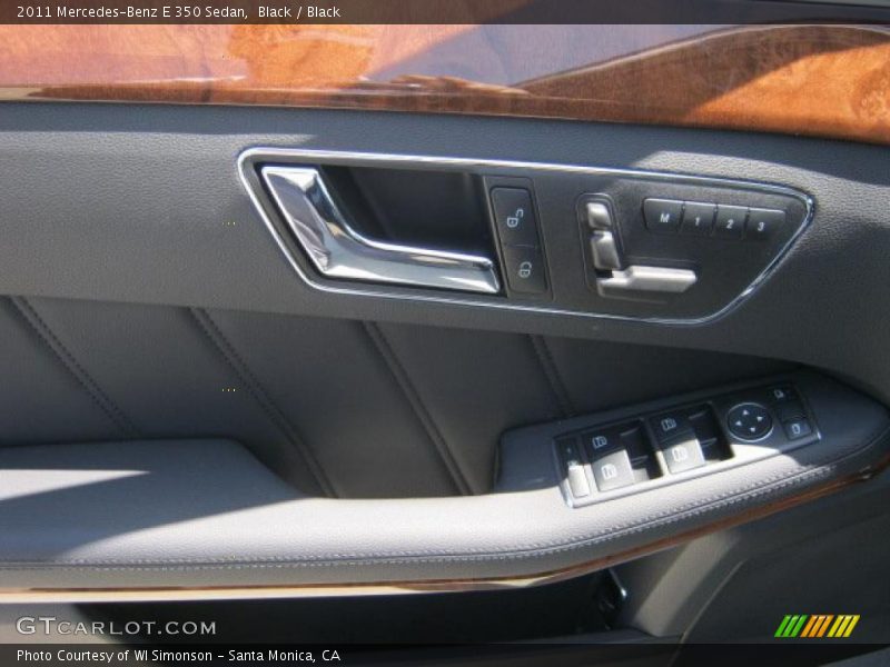 Black / Black 2011 Mercedes-Benz E 350 Sedan