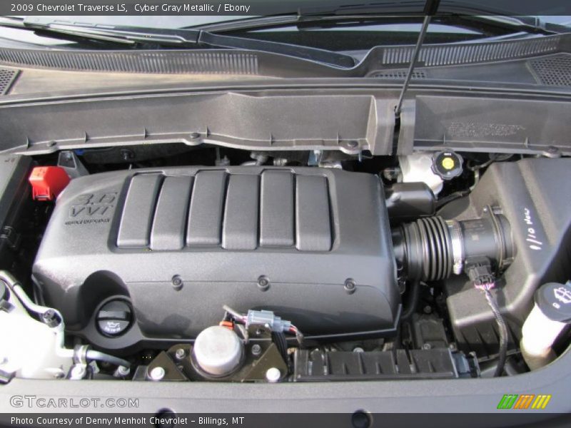 Cyber Gray Metallic / Ebony 2009 Chevrolet Traverse LS