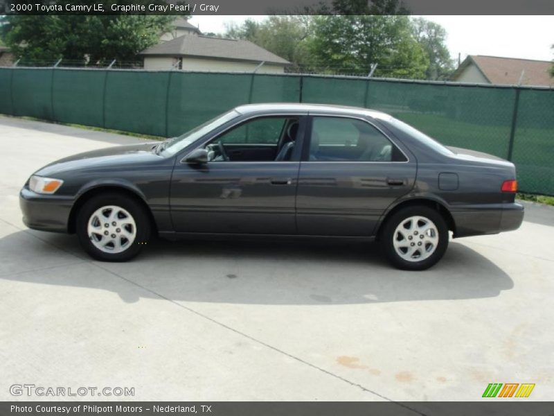 Graphite Gray Pearl / Gray 2000 Toyota Camry LE