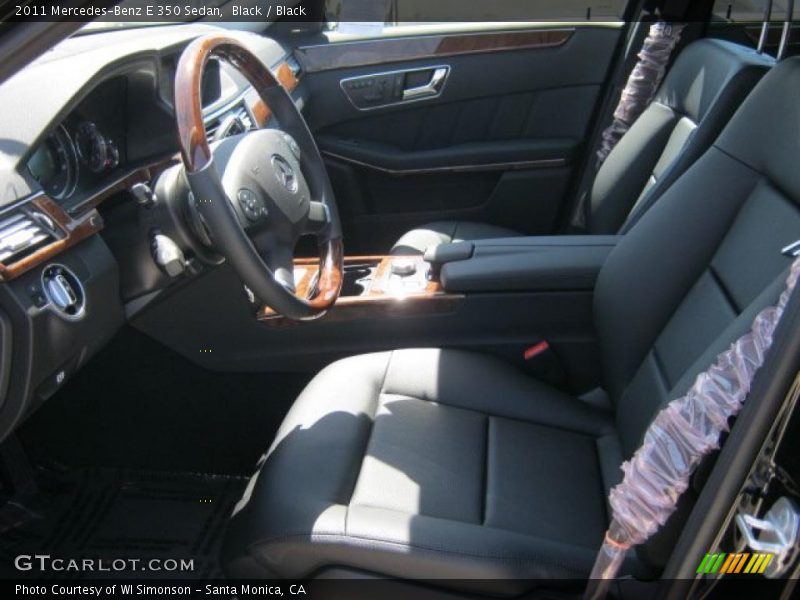 Black / Black 2011 Mercedes-Benz E 350 Sedan