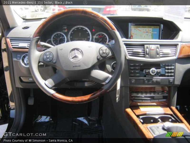 Black / Black 2011 Mercedes-Benz E 350 Sedan