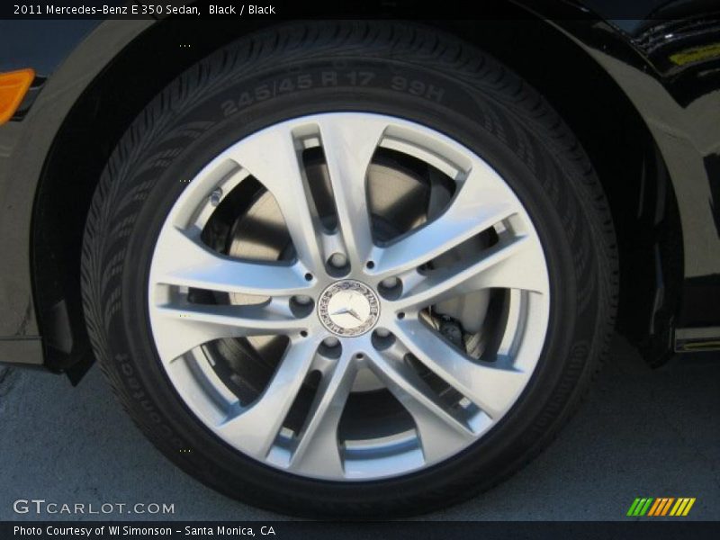 Black / Black 2011 Mercedes-Benz E 350 Sedan