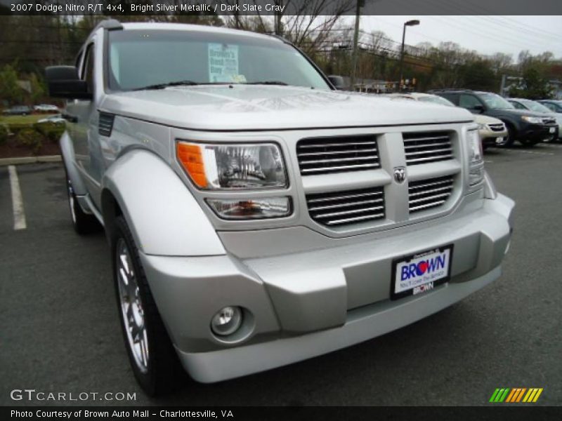 Bright Silver Metallic / Dark Slate Gray 2007 Dodge Nitro R/T 4x4
