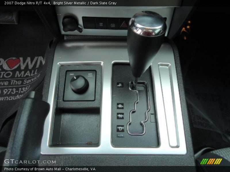 Bright Silver Metallic / Dark Slate Gray 2007 Dodge Nitro R/T 4x4