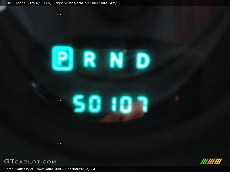 Bright Silver Metallic / Dark Slate Gray 2007 Dodge Nitro R/T 4x4