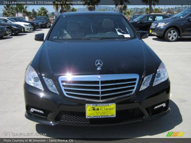 Black / Almond/Black 2011 Mercedes-Benz E 350 Sedan