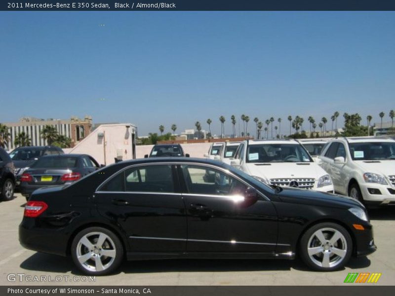 Black / Almond/Black 2011 Mercedes-Benz E 350 Sedan