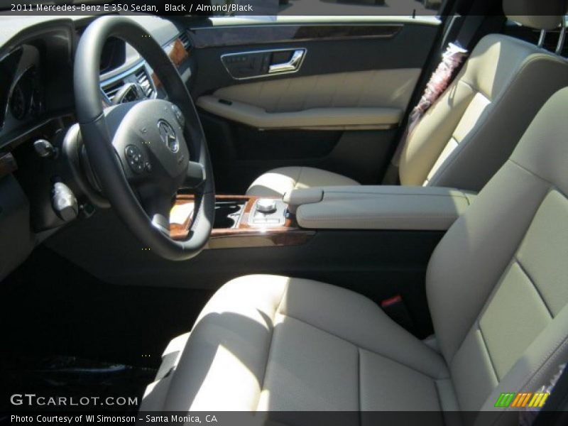 Black / Almond/Black 2011 Mercedes-Benz E 350 Sedan