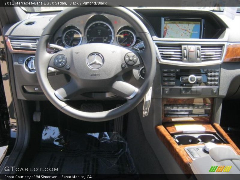 Black / Almond/Black 2011 Mercedes-Benz E 350 Sedan