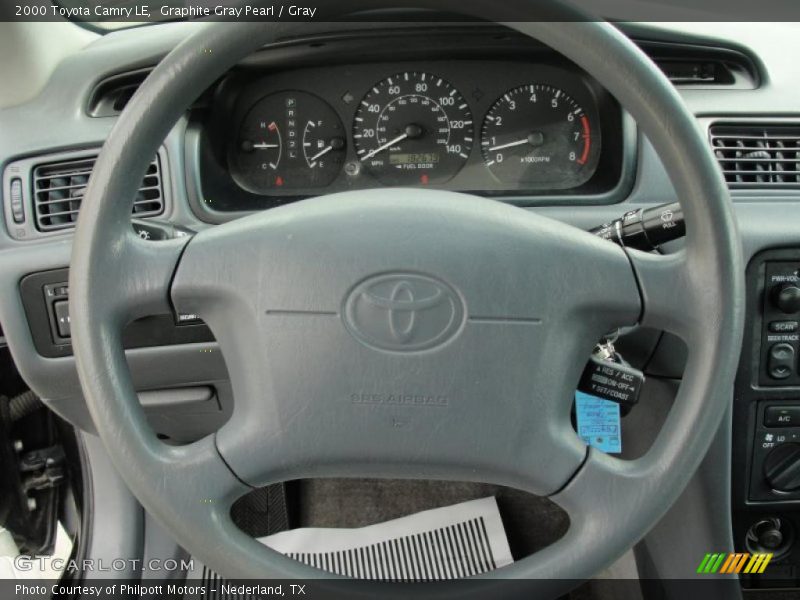 Graphite Gray Pearl / Gray 2000 Toyota Camry LE