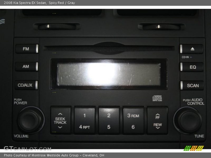 Spicy Red / Gray 2008 Kia Spectra EX Sedan