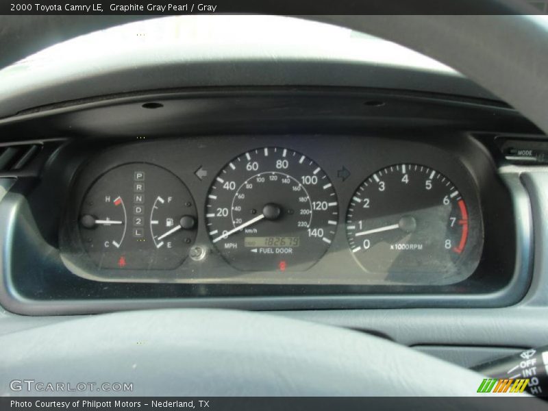 Graphite Gray Pearl / Gray 2000 Toyota Camry LE