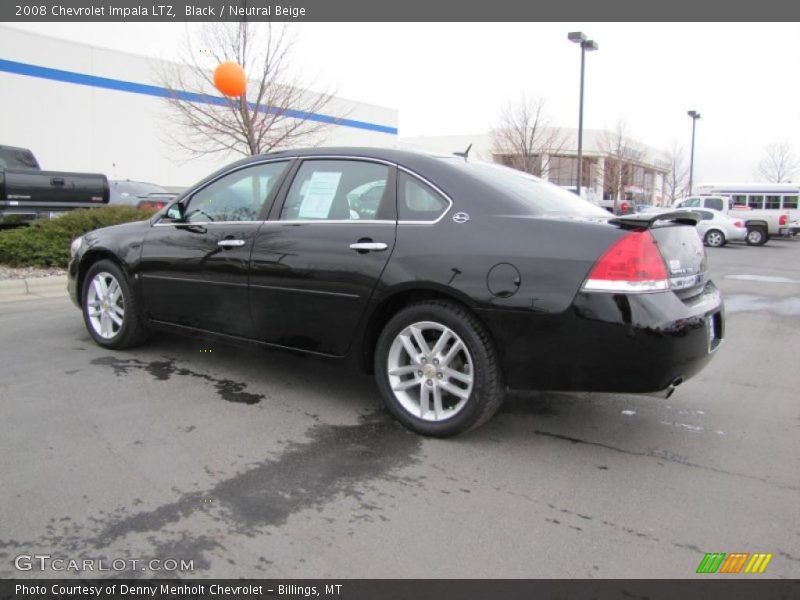 Black / Neutral Beige 2008 Chevrolet Impala LTZ