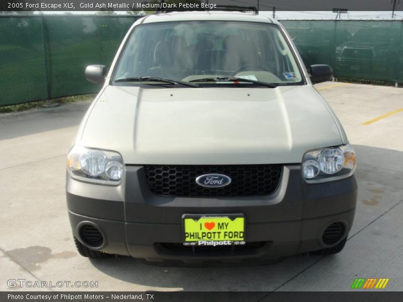 Gold Ash Metallic / Medium/Dark Pebble Beige 2005 Ford Escape XLS