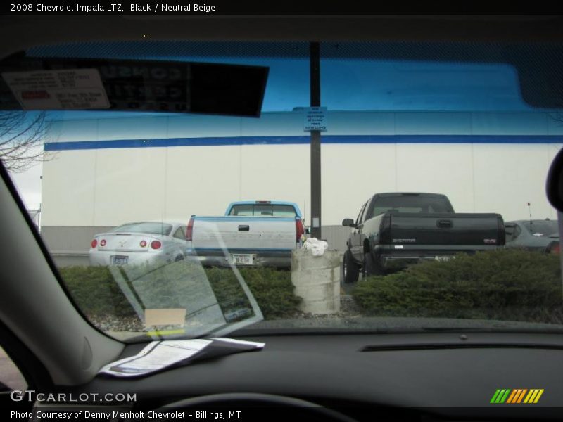 Black / Neutral Beige 2008 Chevrolet Impala LTZ