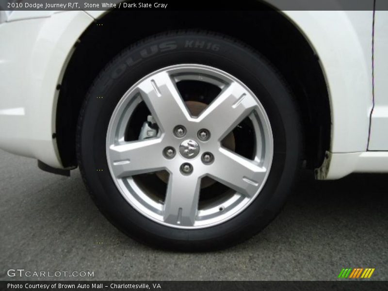 Stone White / Dark Slate Gray 2010 Dodge Journey R/T