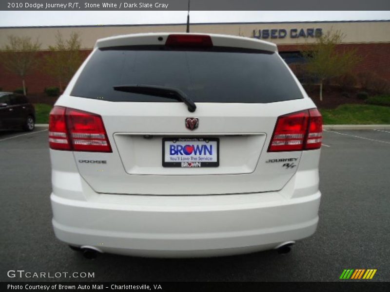 Stone White / Dark Slate Gray 2010 Dodge Journey R/T