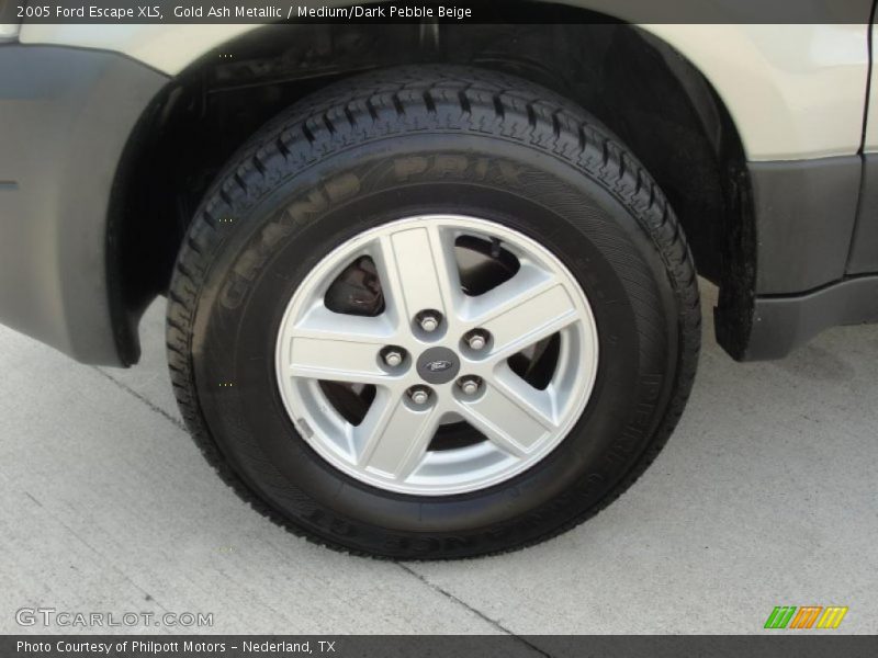 Gold Ash Metallic / Medium/Dark Pebble Beige 2005 Ford Escape XLS