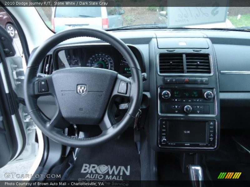 Stone White / Dark Slate Gray 2010 Dodge Journey R/T