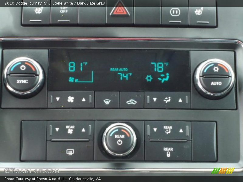 Stone White / Dark Slate Gray 2010 Dodge Journey R/T