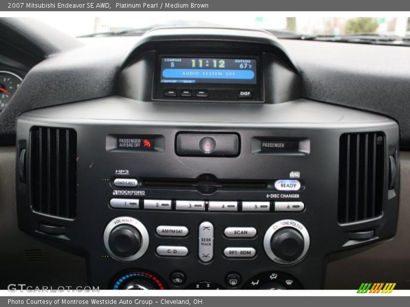 Platinum Pearl / Medium Brown 2007 Mitsubishi Endeavor SE AWD