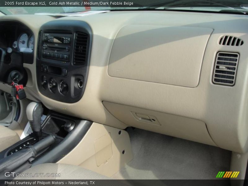 Gold Ash Metallic / Medium/Dark Pebble Beige 2005 Ford Escape XLS