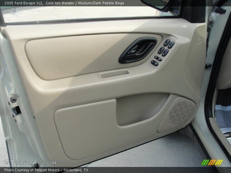 Gold Ash Metallic / Medium/Dark Pebble Beige 2005 Ford Escape XLS