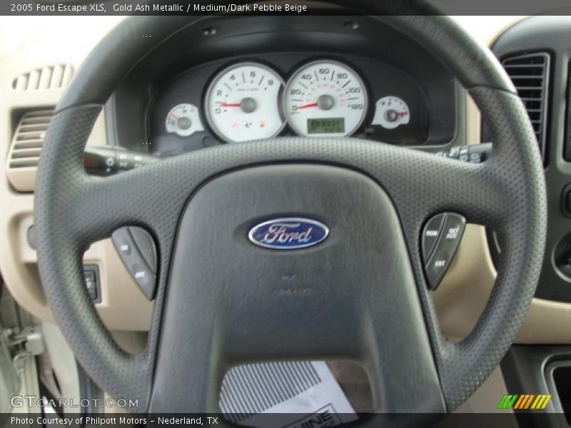 Gold Ash Metallic / Medium/Dark Pebble Beige 2005 Ford Escape XLS
