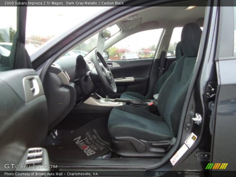 Dark Gray Metallic / Carbon Black 2009 Subaru Impreza 2.5i Wagon