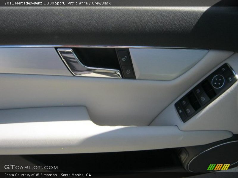 Arctic White / Grey/Black 2011 Mercedes-Benz C 300 Sport