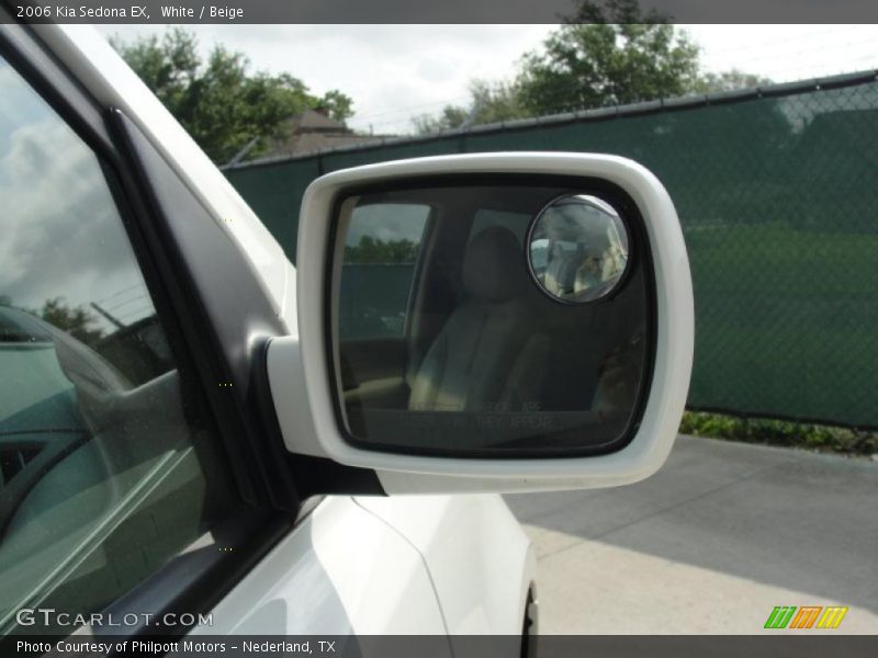 White / Beige 2006 Kia Sedona EX